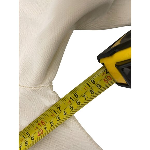 Zara Women Short Knitted Dress Medium M White Bow 3/4 Sleeves 2142/201 NWT - Picture 13 of 15